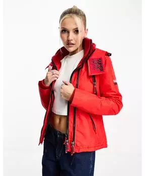 Красная горная ветровка Superdry