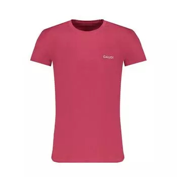 Красная хлопковая футболка Gaud