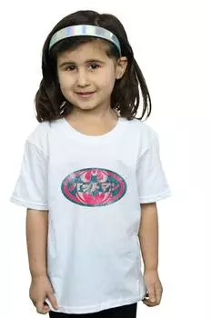 Красная хлопковая футболка с логотипом Бэтмена DC Comics, белый