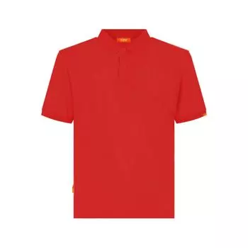 Красная хлопковая рубашка-поло Suns