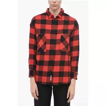 Красная хлопковая рубашка Woolrich, Red