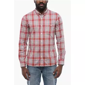 Красная хлопковая рубашка Woolrich, Red