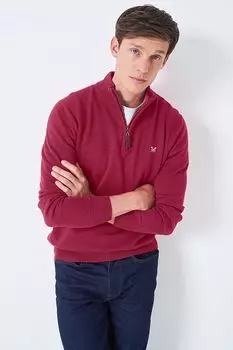 Красная хлопковая толстовка в повседневном стиле Crew Clothing Company, красный