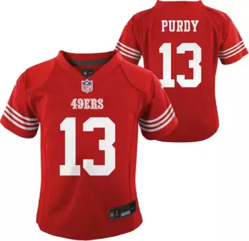 Красная игровая майка Nike Little Kids San Francisco 49ers Brock Purdy #13