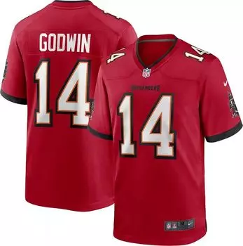 Красная игровая майка Nike Youth Tampa Bay Buccaneers Криса Годвина № 14