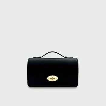 Красная кожаная сумка Amelia Chilli Apatchy London, черный