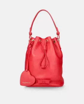 Красная кожаная сумка через плечо Pretty Ballerinas, красный