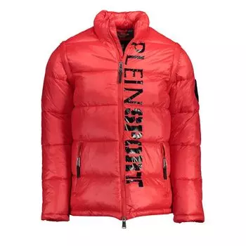 Красная куртка из полиамида Plein Sport, красный
