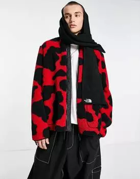 Красная куртка-походка ASOS DESIGN с коровьим принтом