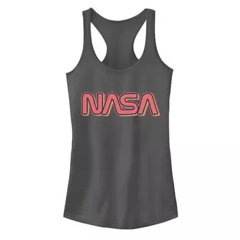 Красная майка с логотипом NASA в стиле ретро для юниоров Licensed Character