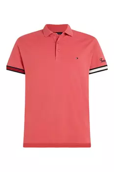 Красная мужская футболка-поло Tommy Hilfiger, красный