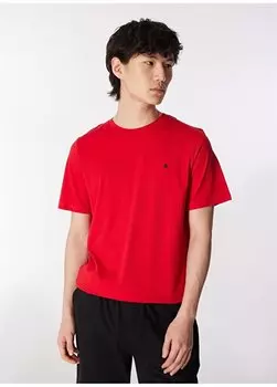 Красная мужская футболка с круглым вырезом JJEPAULOS TEE SS CREW NECK NOOS Jack & Jones, красный