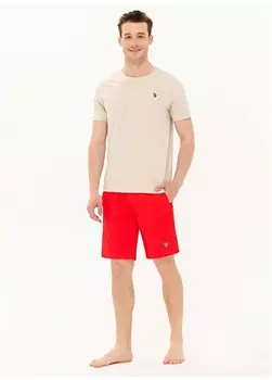Красная мужская футболка U.S. Polo Assn.