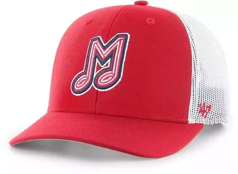 Красная мужская кепка дальнобойщика '47 Memphis Redbirds'47