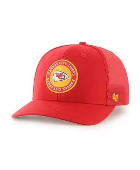 Красная мужская кепка Kansas City Chiefs представляет гибкую кепку '47 Brand