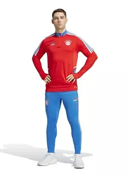 Красная мужская толстовка с воротником с капюшоном Adidas