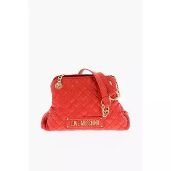 Красная полиэтиленовая сумка через плечо Moschino, Red