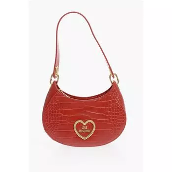 Красная полиэтиленовая сумка через плечо Moschino, Red