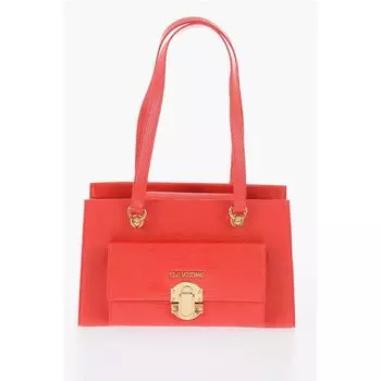 Красная полиэтиленовая сумка через плечо Moschino, Red