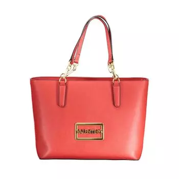 Красная полиэтиленовая сумка Valentino Bags, красный