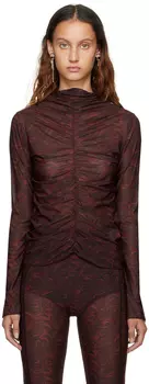 Красная повседневная водолазка AVAVAV