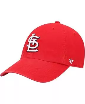 Красная регулируемая кепка с логотипом команды Big Boys St. Louis Cardinals '47 Brand, красный