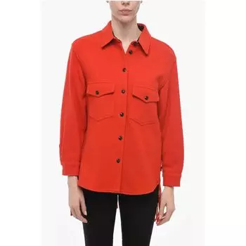 Красная шерстяная рубашка Woolrich, Red
