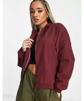 Красная спортивная футболка на молнии adidas Originals Premium Essentials