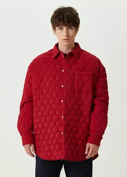 Красная стеганая верхняя рубашка Off-White