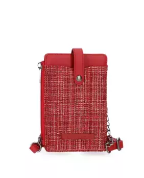 Красная сумка для мобильного телефона Oana на молнии Pepe Jeans