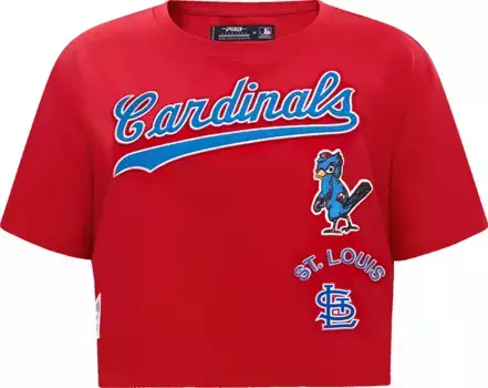 Красная свободная футболка Pro Standard для женщин St. Louis Cardinals