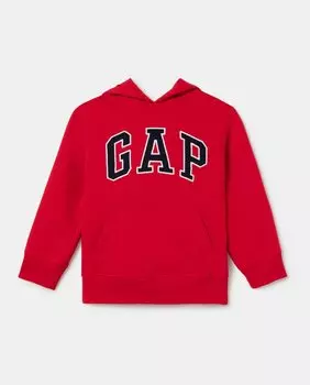 Красная толстовка для мальчика с логотипом Gap, красный