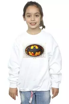 Красная толстовка с брызгами The Flash Batman DC Comics, белый