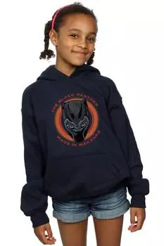 Красная толстовка с капюшоном Black Panther Made in Wakanda Marvel, темно-синий