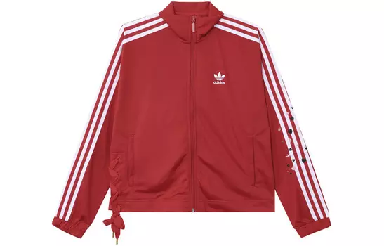 Красная валентинка толстовка женская Adidas Originals