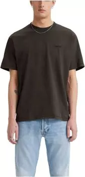 Красная винтажная футболка с вкладками Levi's, цвет Chocolate Brown