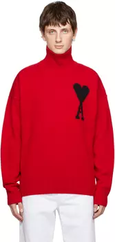 Красная водолазка Ami de Cur AMI Alexandre Mattiussi