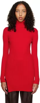 Красная водолазка с разрезом Olnich