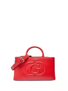 Красная женская сумка через плечо Guess