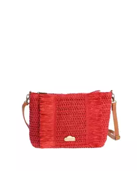 Красная женская сумка через плечо на молнии Don Algodn, красный