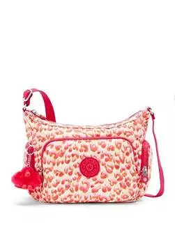 Красно-белая женская сумка через плечо 31X22x145 см KI66076LX Kipling, белый