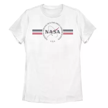 Красно-бело-синяя футболка с логотипом NASA для юниоров Licensed Character
