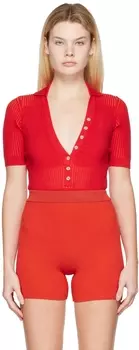 Красное боди 'Le Body Yauco' Jacquemus