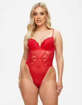 Красное кружевное боди Ann Summers Sexy Planet