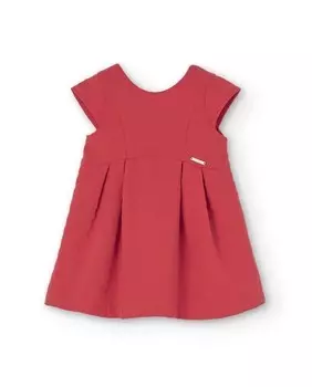 Красное платье для девочки с короткими рукавами Charanga, красный