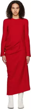 Красное платье макси Lucienne The Row
