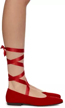 Красные балетки Bode Musette
