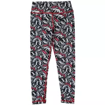 Красные/белые леггинсы с логотипом Wisconsin Badgers для девочек и молодежи ZooZatz Unbranded