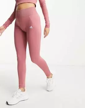 Красные бесшовные леггинсы adidas Training