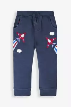 Красные джоггеры JoJo Maman Bb с аппликацией в виде стрелок Jojo Maman Bb, синий